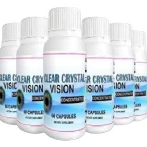 Clear Crystal Vision bottles six